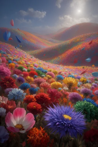 Ethereal Solarpunk Dreamscapes style reference image — atmospheric haze