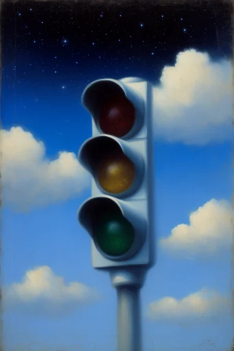 Celestial Surrealist Oil style reference image — magical realism