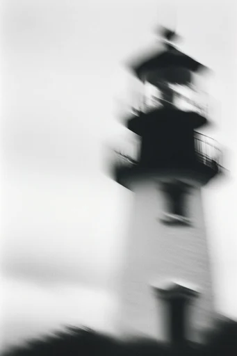 Spectral Kinetic Noir style reference image — shutter drag effect