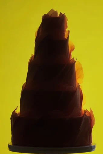 Cinematic Amber Silhouette style reference image — sharp edge definition