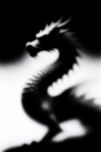 Atmospheric Monochromatic Noir style reference image — haunting silhouettes