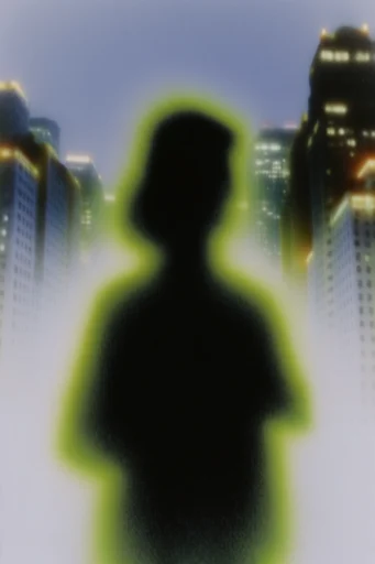 Spectral Thermal Minimalism style reference image — blurry silhouette