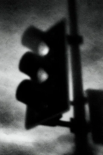 Atmospheric Motion Noir style reference image — high-contrast monochrome