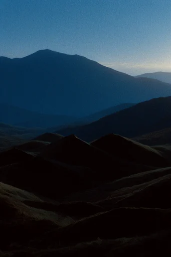 Cinematic Twilight Surrealism style reference image — cinematic blue hour