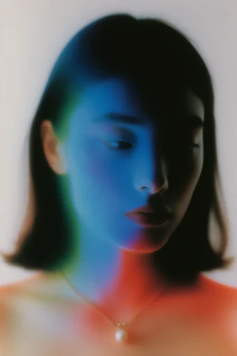 Thermal Grain Surrealism style reference image — ethereal silhouettes