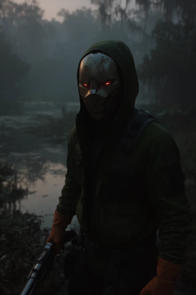 Cinematic Atmospheric Decay style AI image example 1