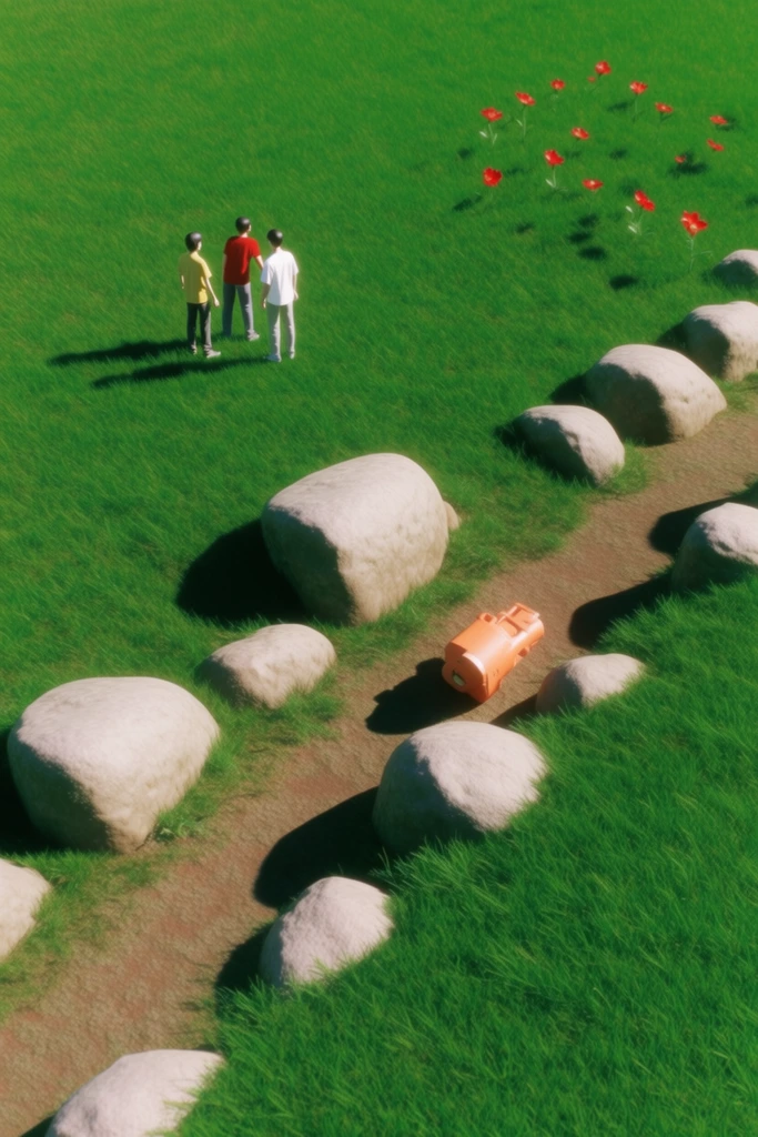 Surreal Retro Sunlight style AI image example 2
