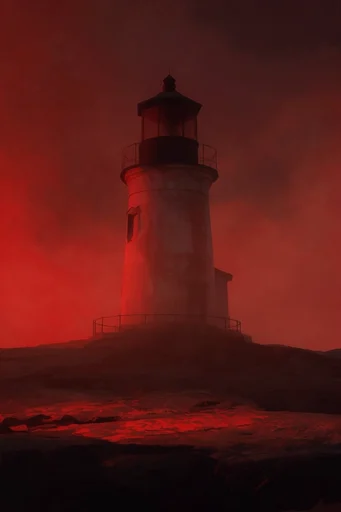 Crimson Void Surrealism style reference image — viscous red fluid