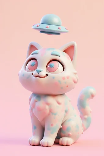 Dreamy Pastel Futurism style reference image — dreamy surrealism