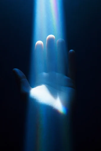 Nocturnal Cyan Surrealism style reference image — cinematic dark atmosphere