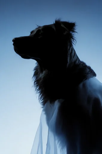 Luminous Silhouette Minimalism style reference image — low-key editorial photography