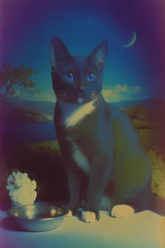 Cinematic Twilight Surrealism style reference image — vintage analog aesthetic