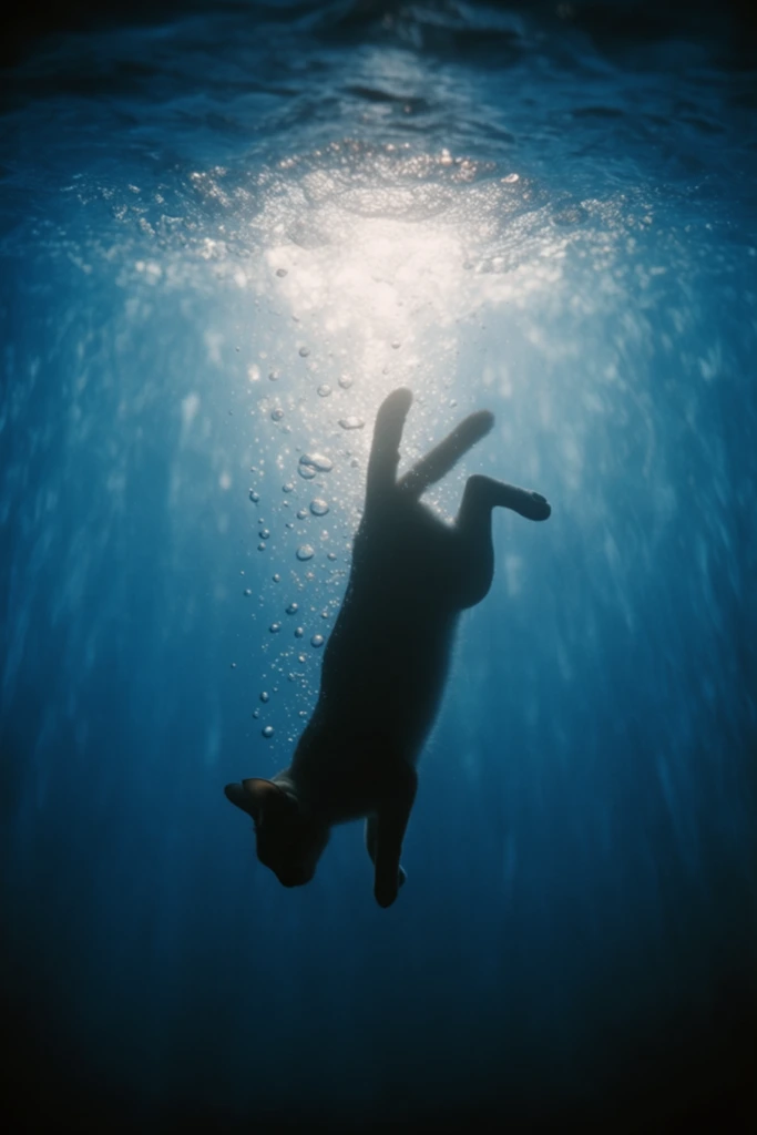 Cinematic Cobalt Abyss style AI image example 3