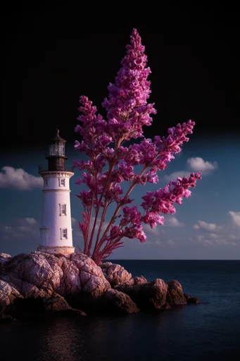 Nocturnal Botanical Chiaroscuro style reference image — high-contrast floral textures