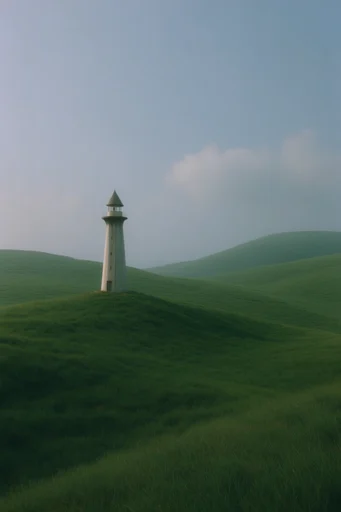 Ethereal Pastoral Minimalism style reference image — diffused overcast lighting