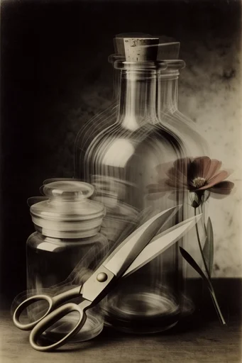 Experimental Monochrome Luminism style reference image — high-contrast monochrome