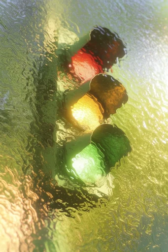Luminous Aquatic Refraction style reference image — sunlight caustics