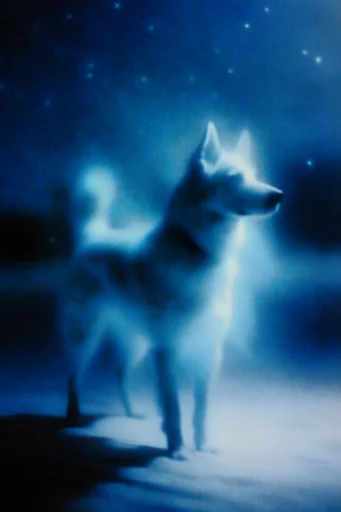 Ethereal Nocturnal Cyan style reference image — ethereal backlighting
