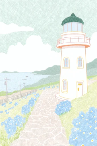 Graphic Print Illustration style reference image — flat graphic composition