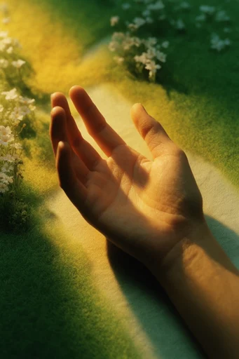 Nostalgic Miniature Surrealism style reference image — dramatic long shadows