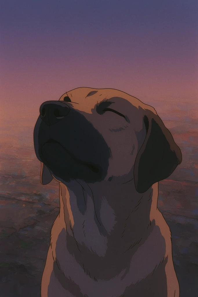 Nostalgic Twilight Anime style AI image example 3