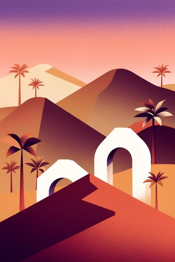 Textured Minimalist Pop style reference image — flat vector illustration
