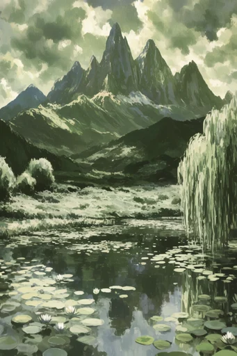 Luminous Impressionist Dreamscape style reference image — dreamy atmosphere