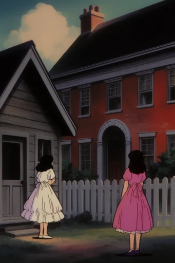 Nostalgic Nocturnal Anime style AI image example 4