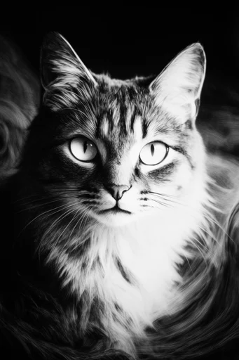 Spectral Monochrome Noir style reference image — spectral silhouette