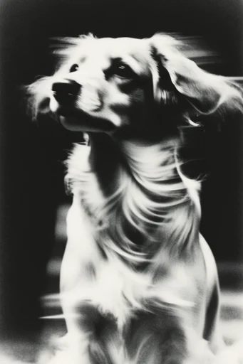 Haunting Kinetic Monochrome style reference image — kinetic photography