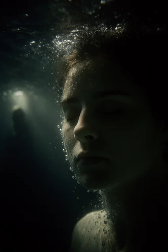 Ethereal Abyssal Melancholy style reference image — ethereal underwater mood