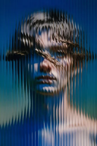 Fragmented Optical Surrealism moodboard — generate AI images in this style