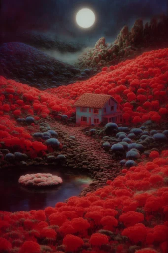 Luminous Gothic Maximalism style AI image example 4