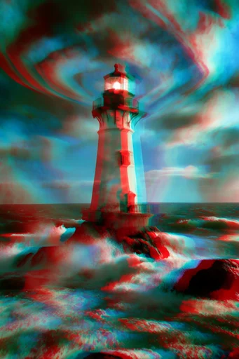 Chromatic Neon Hallucination style reference image — hallucinatory dreamcore