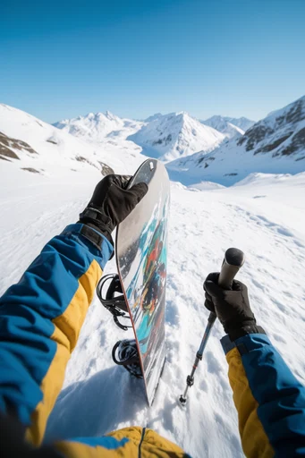 Dynamic Alpine Sun-Drenched moodboard — generate AI images in this style