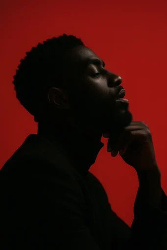 Cinematic Crimson Noir moodboard — generate AI images in this style