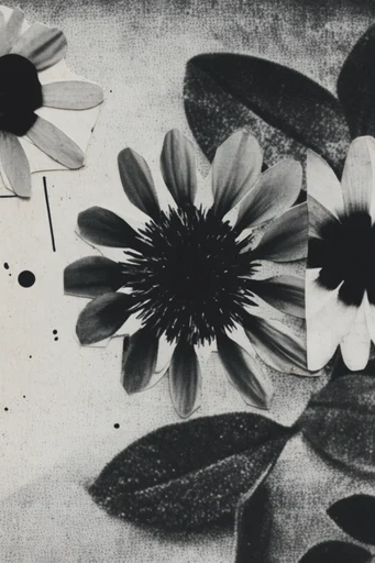 Monochromatic Surrealist Archive style reference image — fragmented perspective