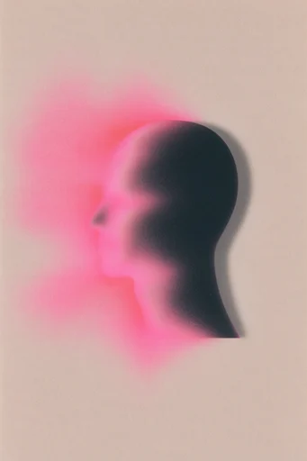 Ethereal Neon Aura style reference image — soft-focus silhouette