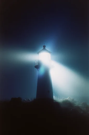 Luminescent Nocturnal Etherealism style reference image — film grain texture