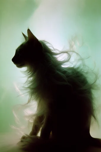 Spectral Sage Silhouette style reference image — cinematic low-key lighting