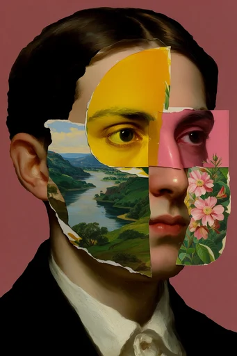 Deconstructed Classical Surrealism moodboard — generate AI images in this style