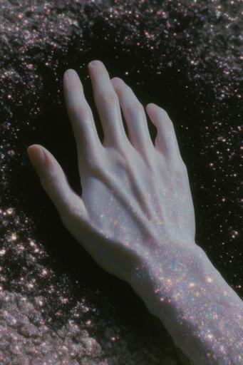 Ethereal Cosmic Luminescence style reference image — deep space void
