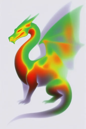 Luminous Thermal Diffusion style reference image — analog film grain