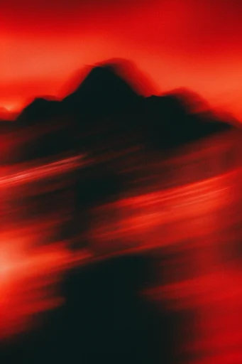 Crimson Kinetic Noir style reference image — long exposure