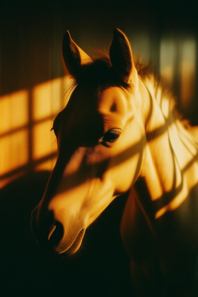 Amber Cinematic Shadowplay style AI image example 3