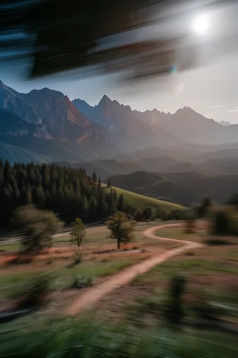 High-Velocity Kinetic Blur style reference image — motion blur