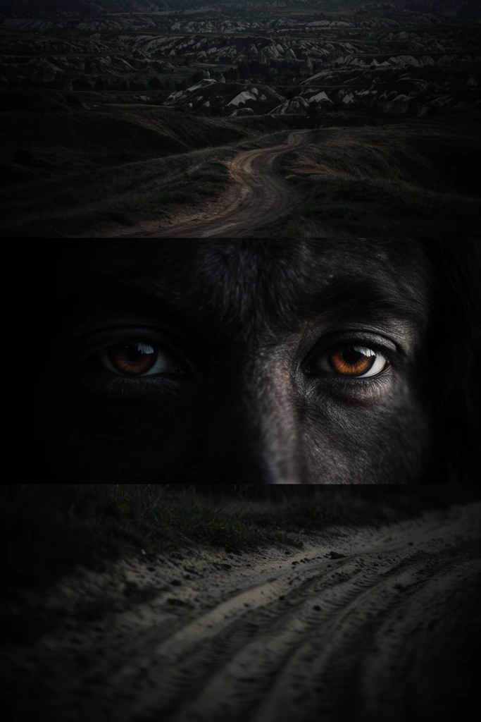 Visceral Chiaroscuro Portraits style AI image example 2