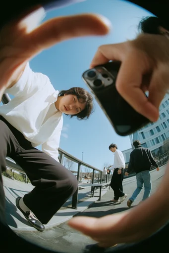 Dynamic Fisheye Perspective style reference image — extreme fisheye lens