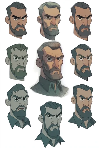 Graphic Cartoon Expressionism style reference image — indie animation aesthetic