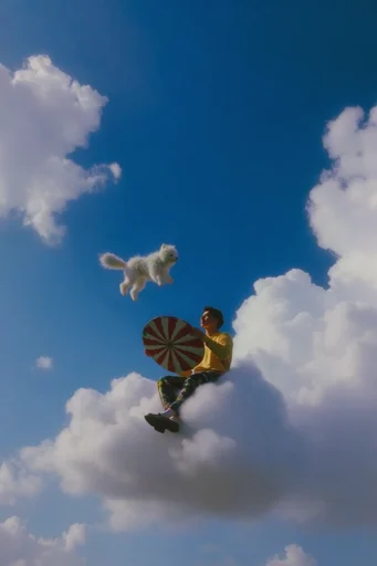 Surreal Cloudscape Dreamscapes moodboard — generate AI images in this style